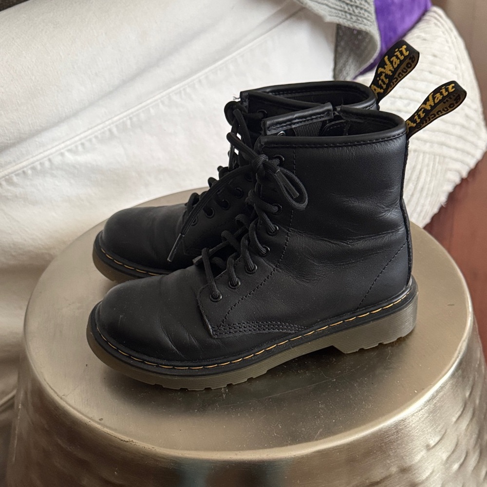 Dr. Martens Black Lace-Up Boots